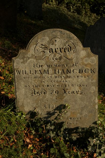 GS HW - Hancock William & Margaret