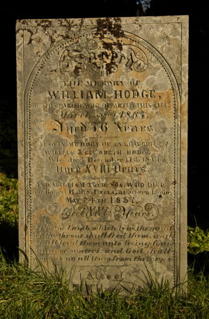 Hodge, Elizabeth, William, William (son) & Ann (daughter)