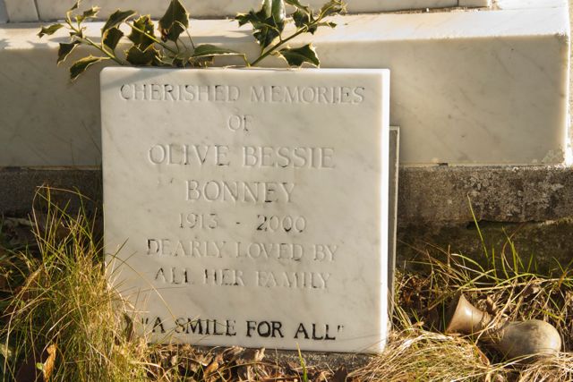 Bonney, Olive Bessie