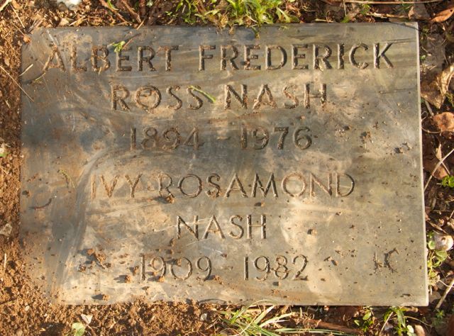 Nash, Albert Frederick Ross & Ivy Rosamund